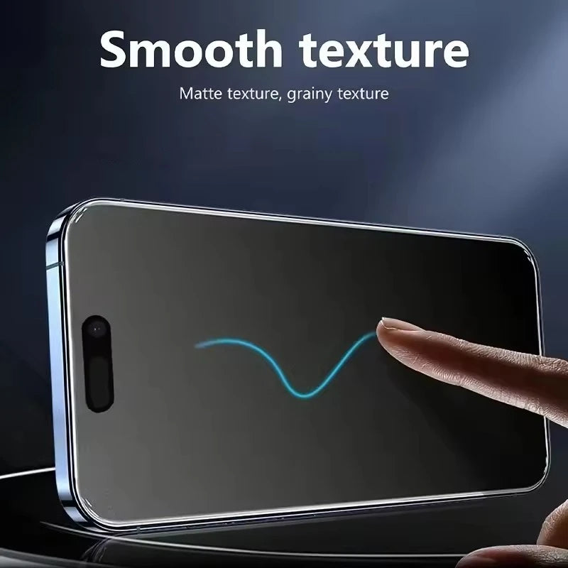 4Pcs Matte Tempered Glass For iPhone 14 13 12 11 15 Pro Max 7 8 16 Plus Frosted Screen Protector For iPhone 13 Mini X XR XS MAX